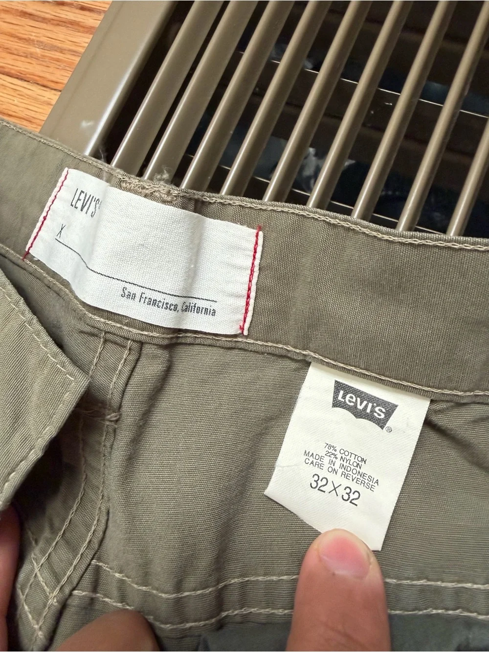 Levi's Olive Green Chino Pants
